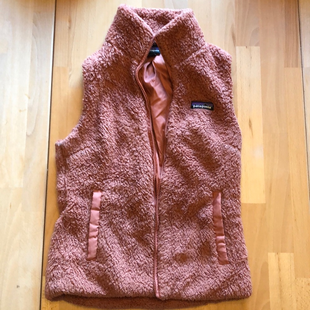 Patagonia Los Gatos worn wear fleece vest